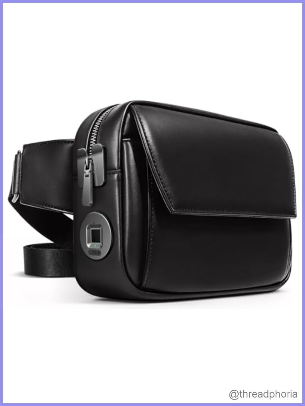 Anti-Theft Sling Bag Fingerprint Lock Crossbody RFID Blocking Travel Purse